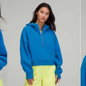 Lululemon Scuba Oversized Half-Zip Hoodie Poolside